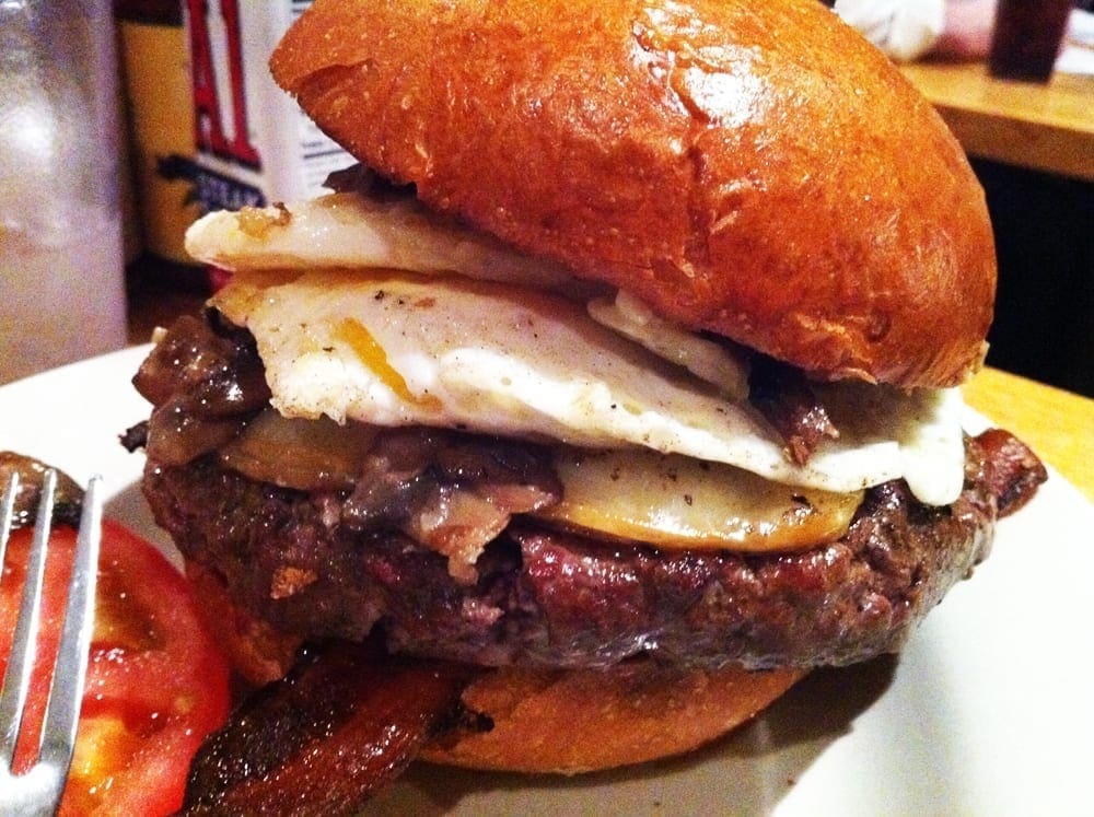 Au Poivre Burger from Ray's Hell Burger