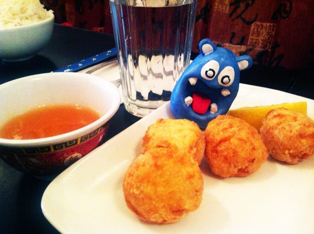 Fried Shrimp Balls from Mee Noodle Shop New York City