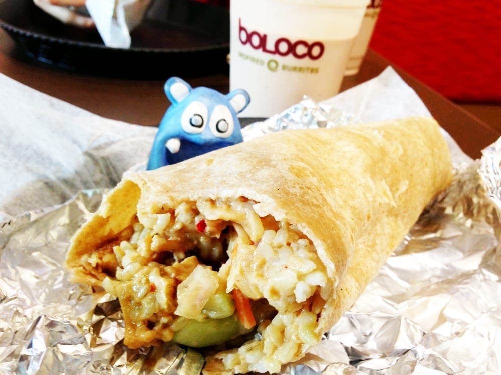 Bangcock Thai Burrito from Boloco Bethesda