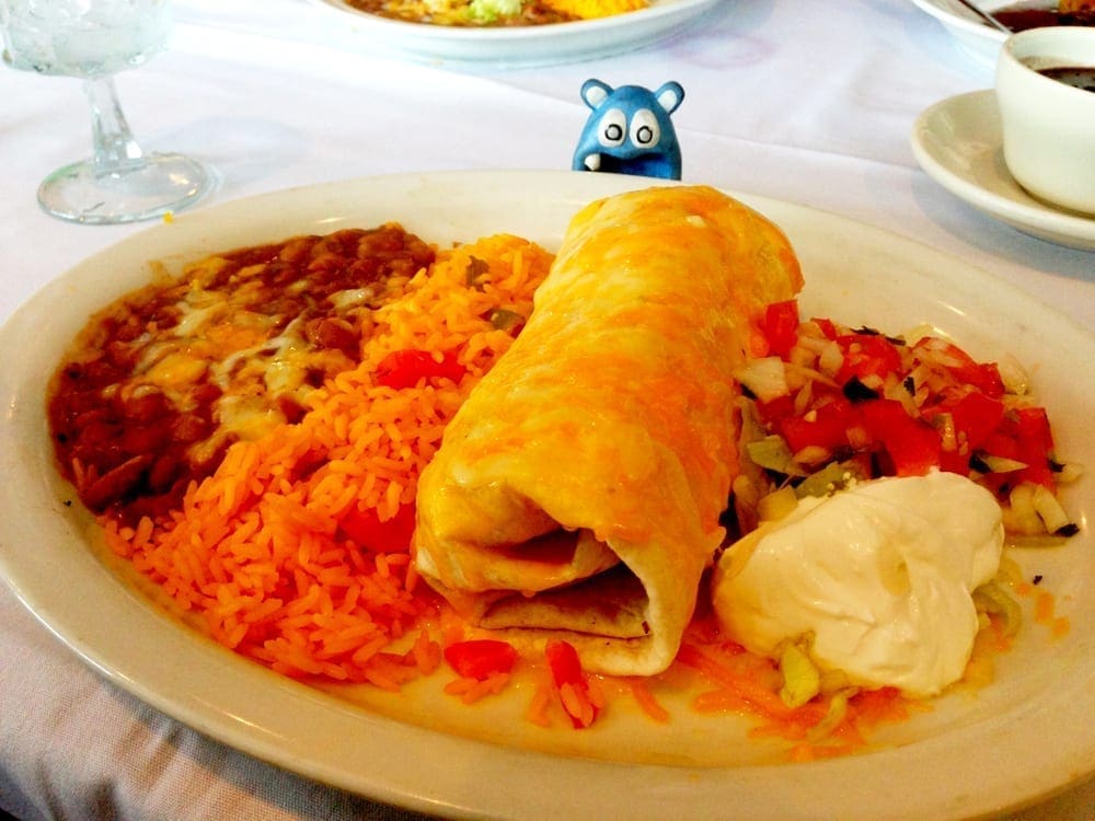 Chimichanga from Plaza Azteca