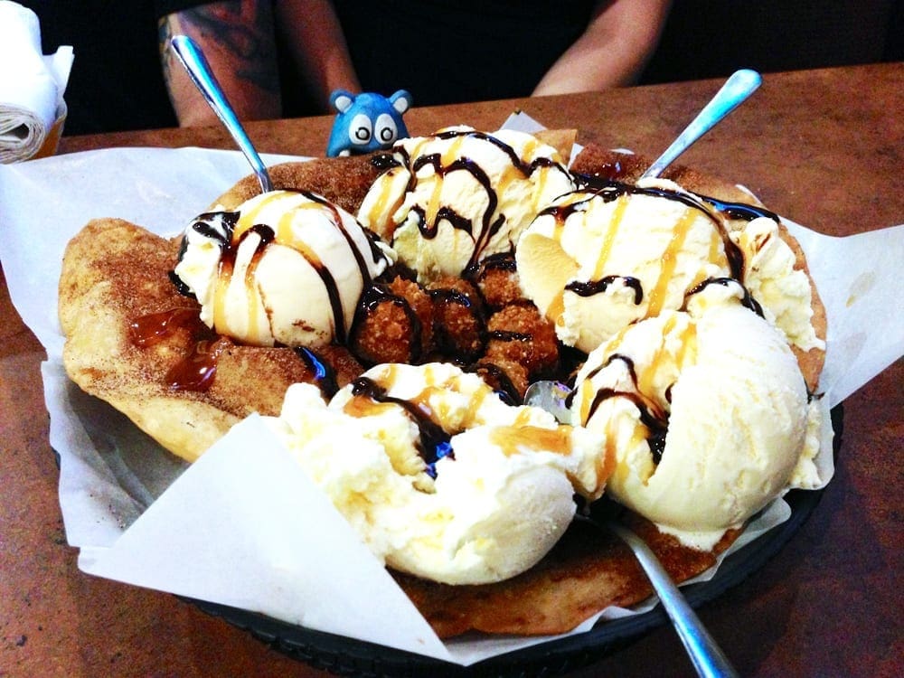 Dessert Nachos from Buffalo Wild WIng