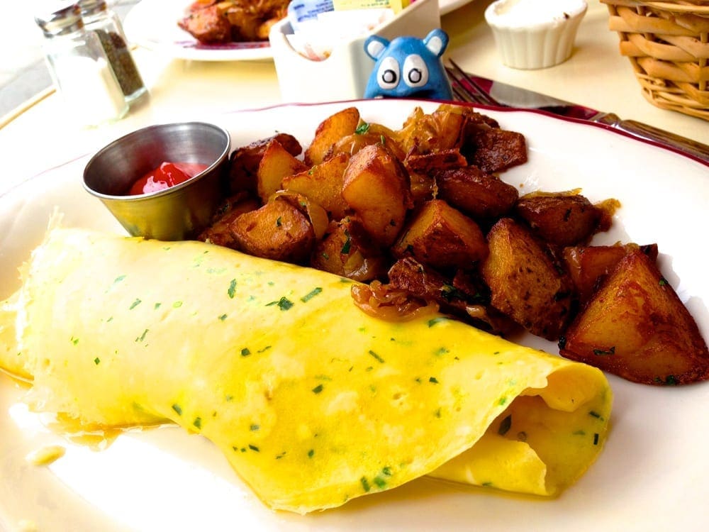 Gruyere Omelete from Le Diplomate
