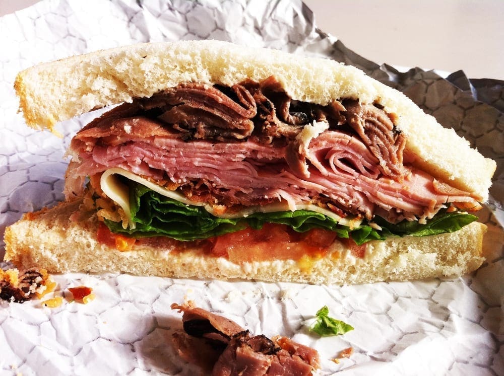 Chief Executive Sandwich from Rockville Courthouse Cafeteria