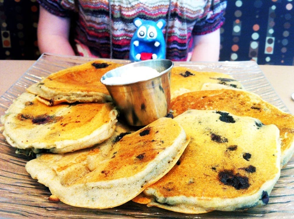 Gluten Free Blueberry Pancakes from Origicanl Pancake House
