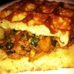 Hoising Duck Waffle Sandwich from WickedWaffle