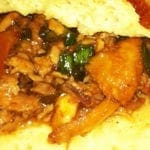 Hoising Duck Waffle Sandwich from WickedWaffle