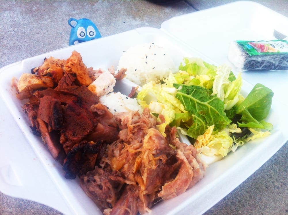 Hula Girl Sampler Plate from Hula Girl Truck