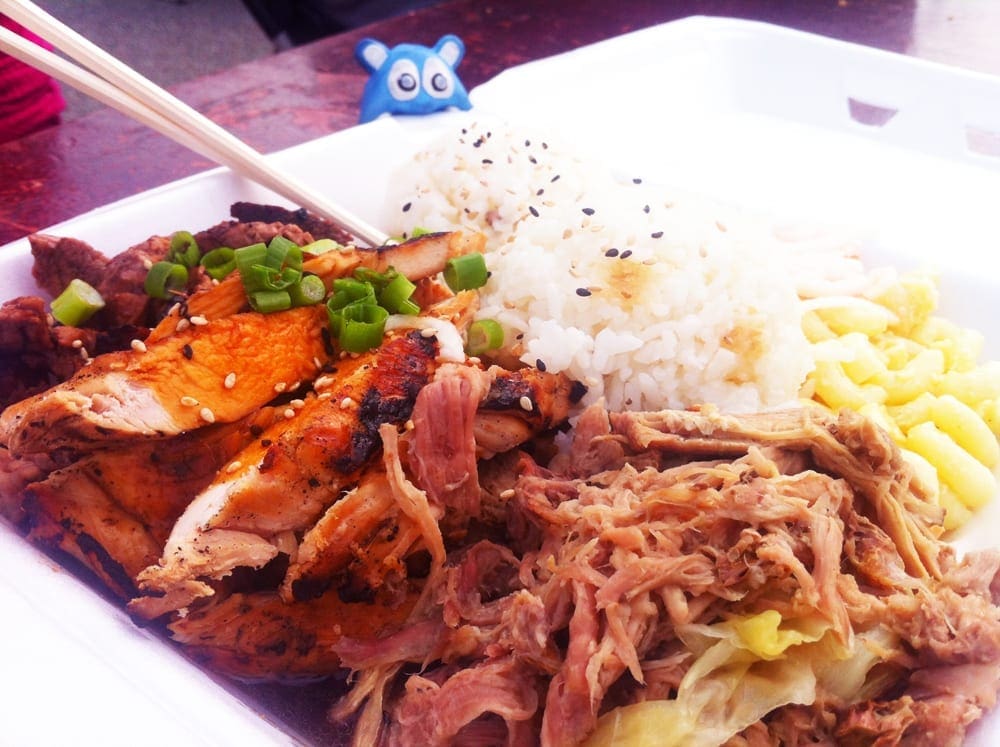 Hula Girl Sampler Plate from Hula Girl Truck