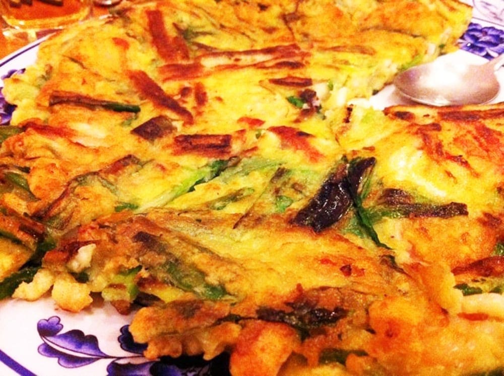 Korean Seafood Pancakes from Jon Won in Rockville