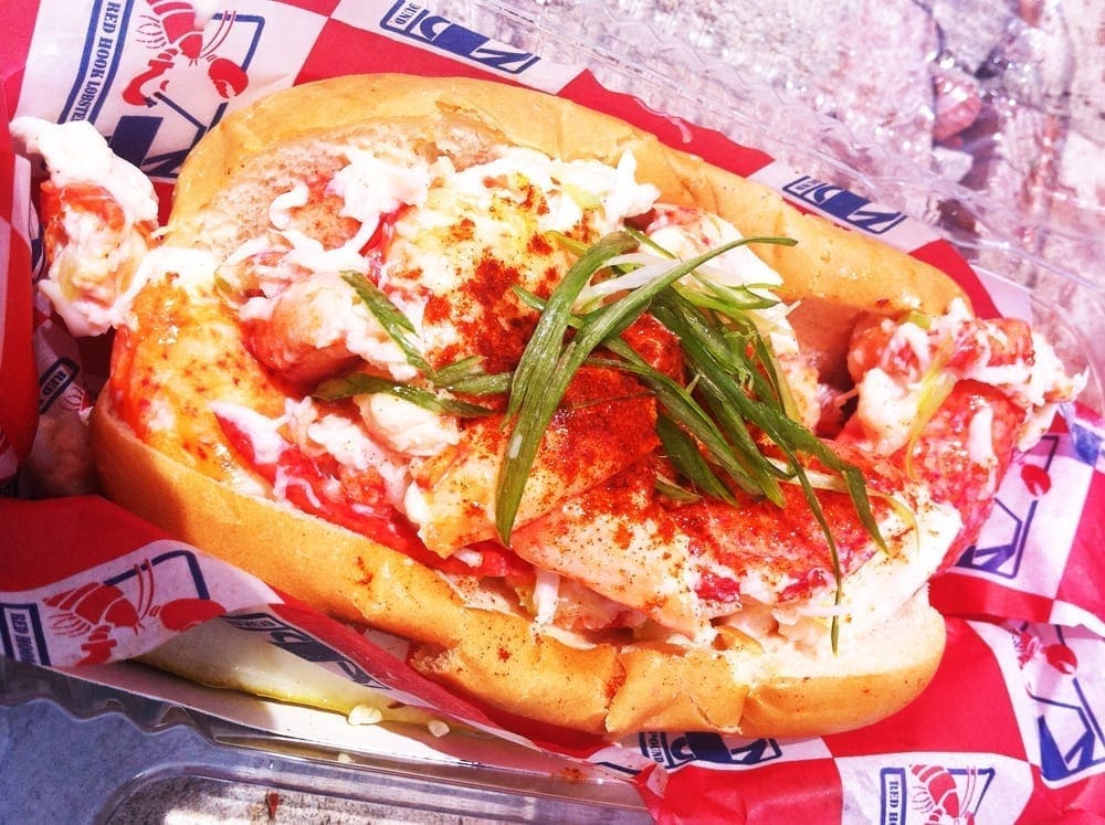 Maine Lobster Roll from Red Hook Lobster Truck