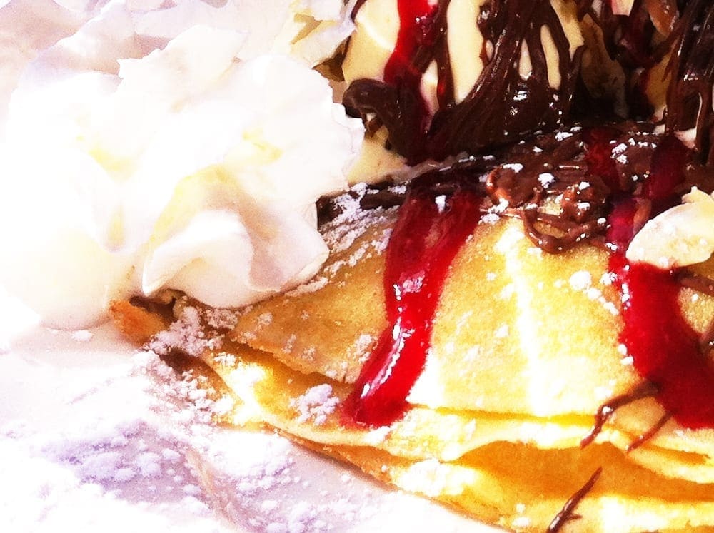 Banana Nutella Crepes from Café Zola