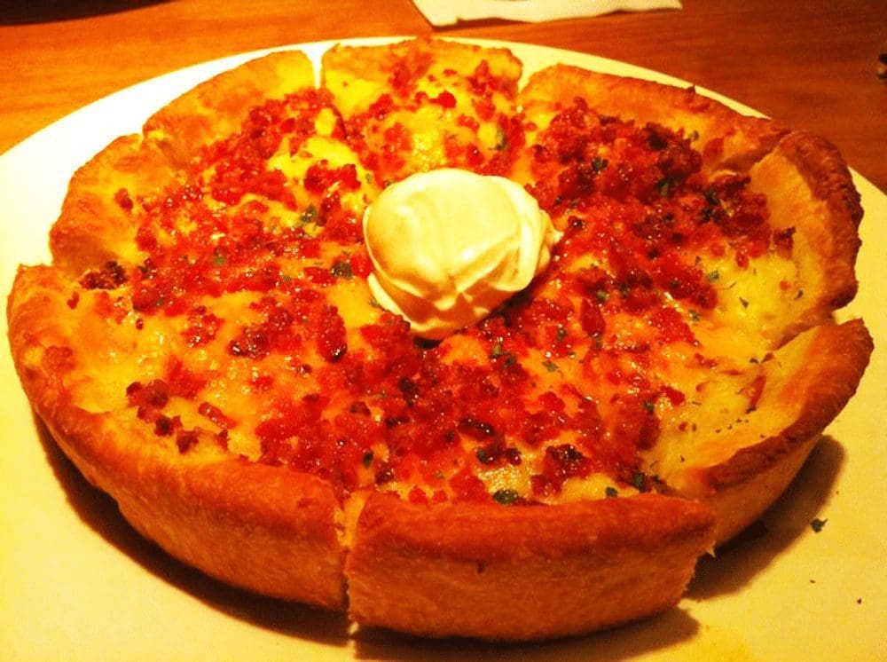 Potato Pizza Skins from Uno Grill