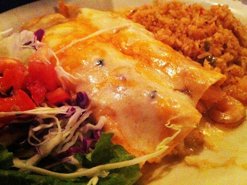 Shrimp & Lobster Enchiladas from Lauriol Plaza