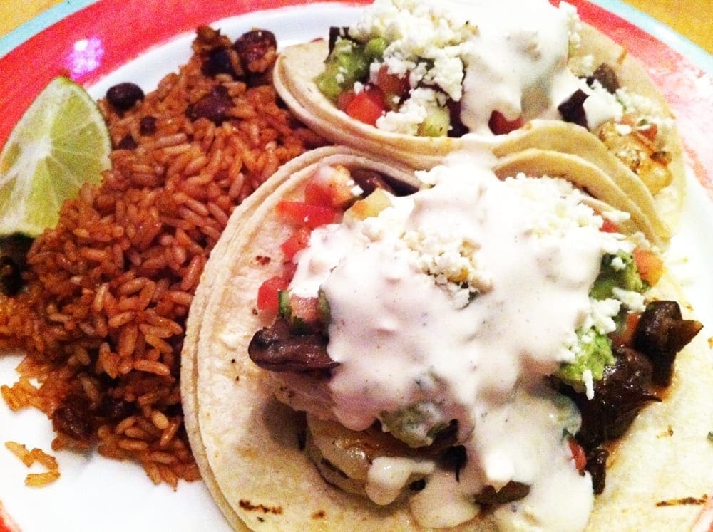 Shrimp Tacos from Surfside in Glover Park