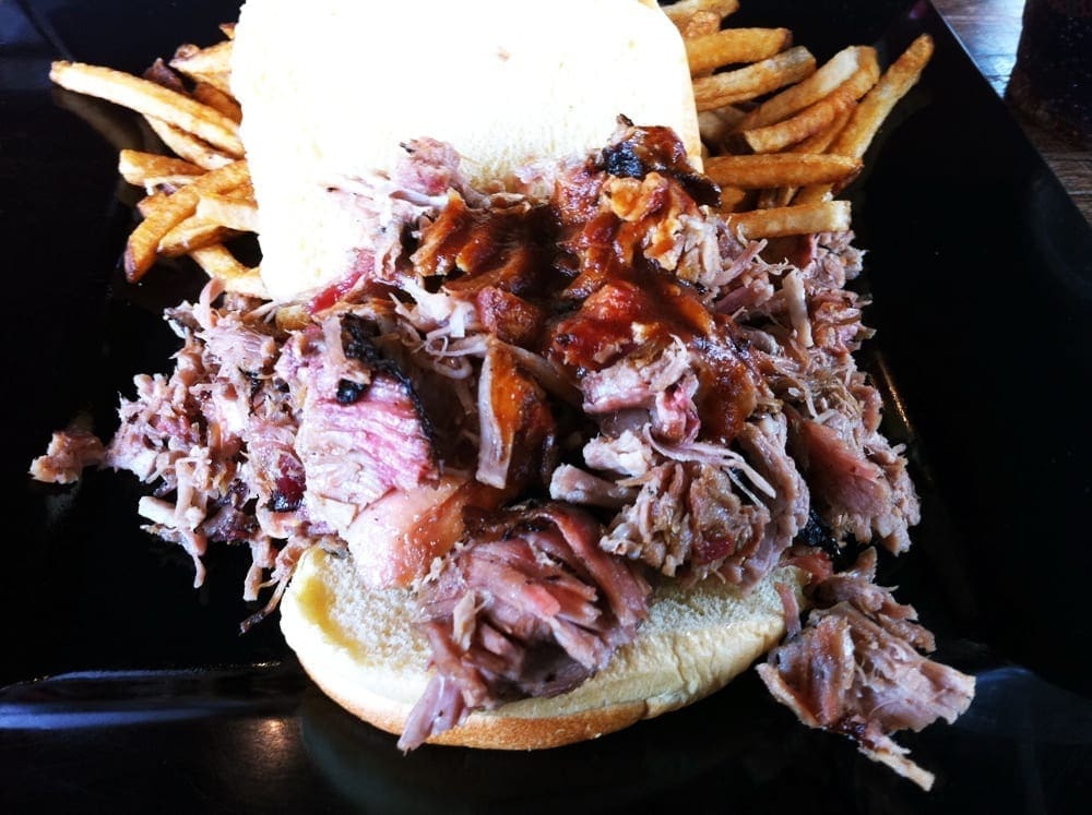 Sliced Pork Sandwich from Rocklands BBQ