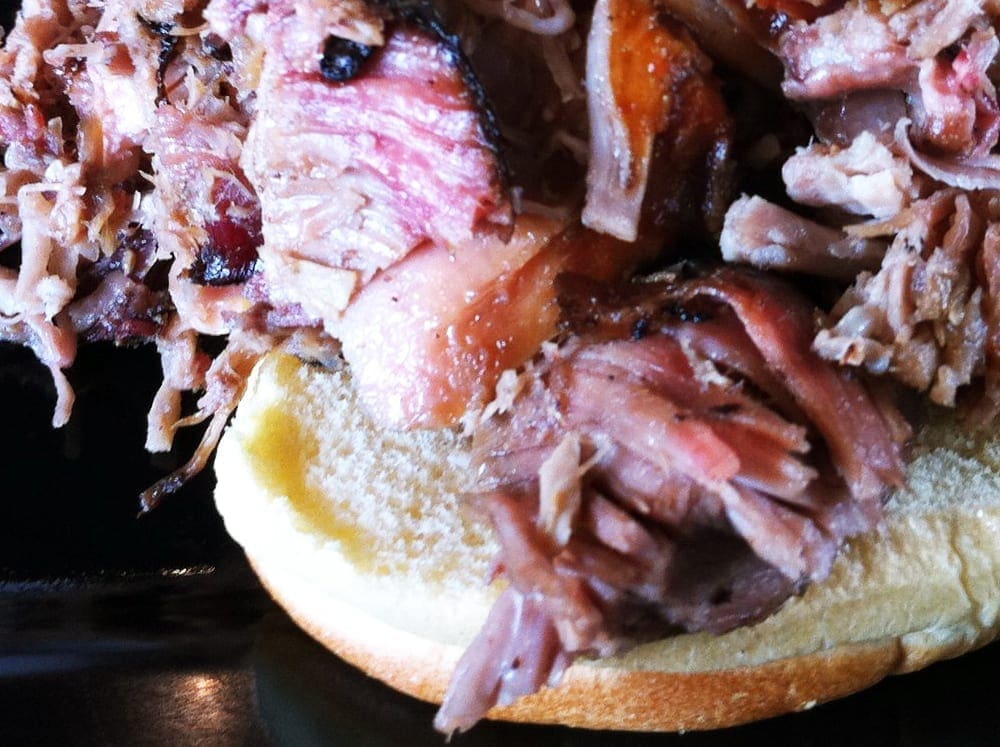 Sliced Pork Sandwich from Rocklands BBQ