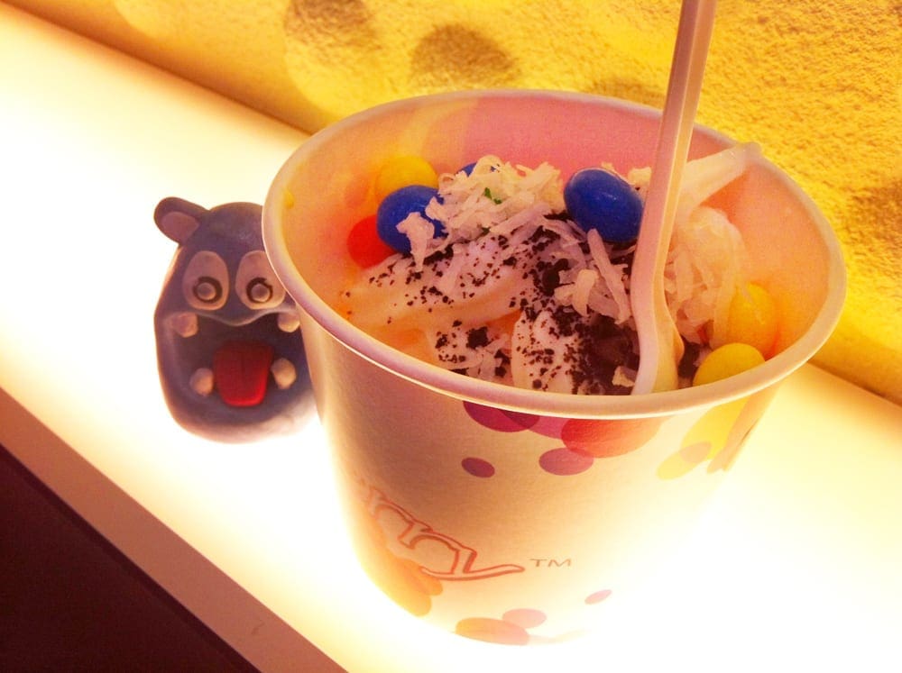 Coconut & Mango Froyo from Yogiberry