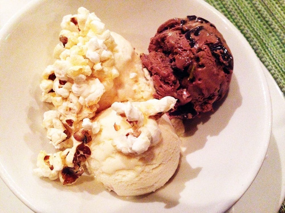 Caramel Popcorn Ice Cream Dessert @ 8407 Kitchen Bar