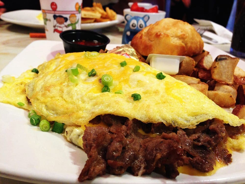 Philly Steak Omelete @ Silver Diner Rockville