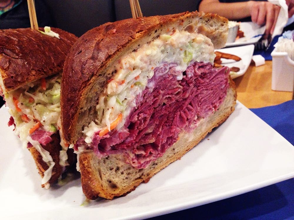 1.5 Pound Corned Beef Sandwich @ Heckman's Deli Bethesda