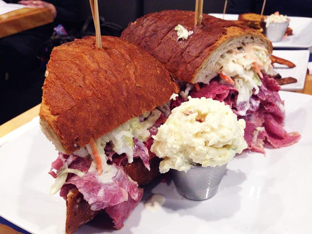 1.5 Pound Corned Beef Sandwich @ Heckman's Deli Bethesda