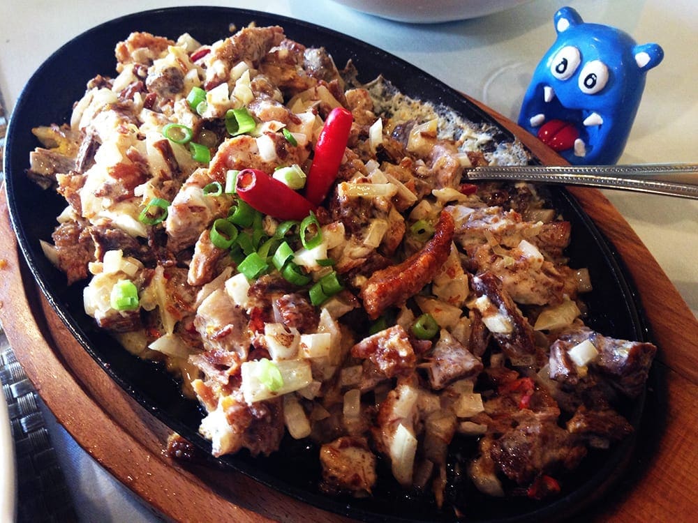 Sizzling Pork Sisig $15 @ Patio Filipino San Francisco
