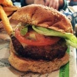 VegeFi Quinoa Burger @ Burgerfi Silver Spring