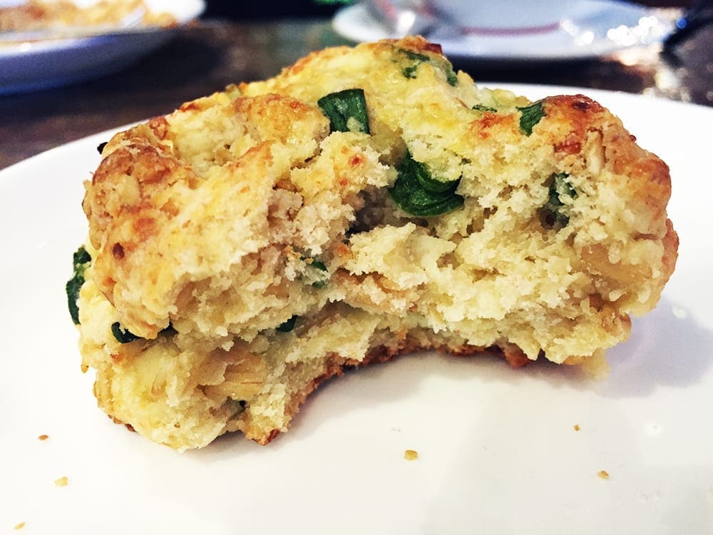 Feta Scallion Scone $4 @ Intelligentsia Coffee Shop Los Angeles California