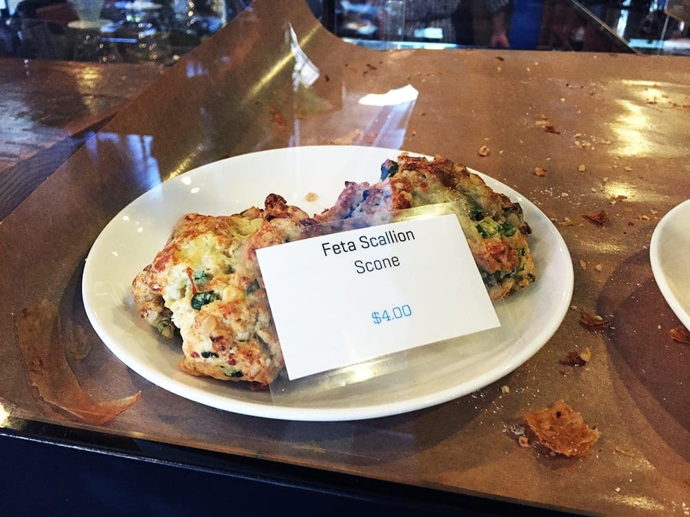 Feta Scallion Scone $4 @ Intelligentsia Coffee Shop Los Angeles California