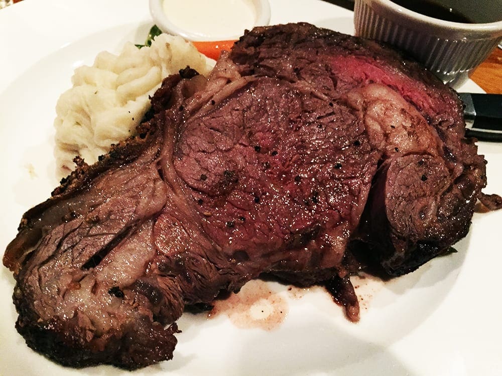 Oak Smoked Prime Rib Steak $32 @ Harris Ranch Selma California