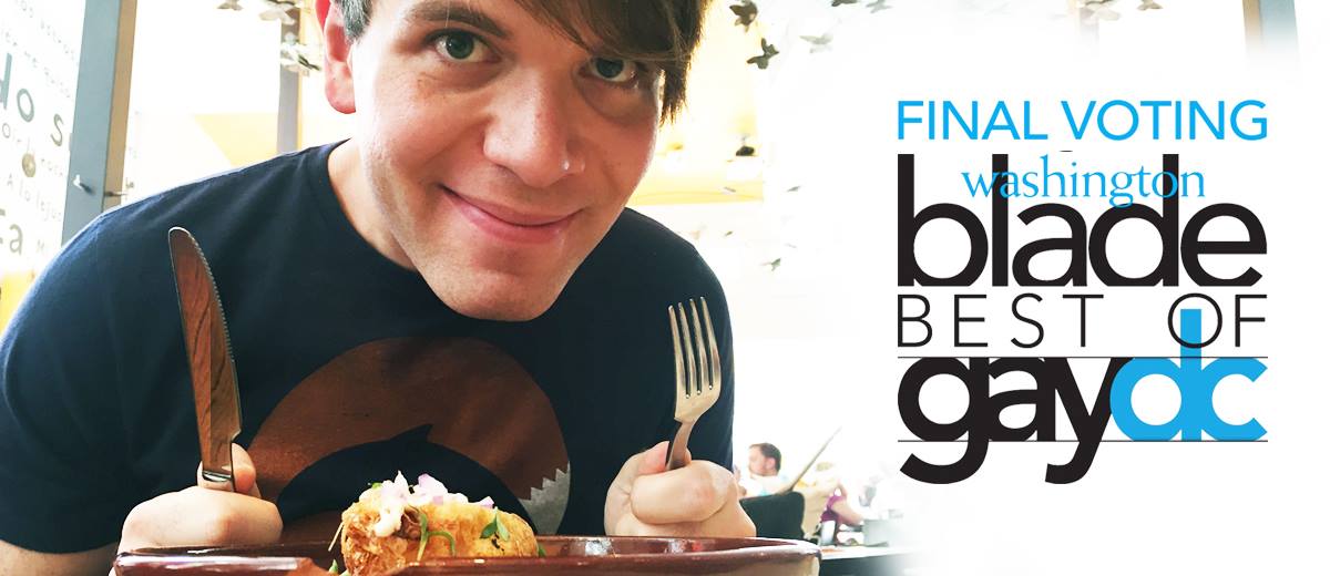 Vote for Us as Best Local Blog in 2015 Best of Gay DC by Washington Blade Magazine