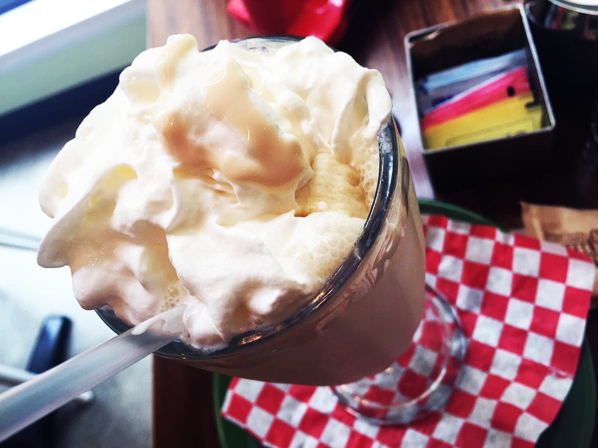 Banana Milkshake @ AG Kitchen in Down Town Silver Spring, Maryand
