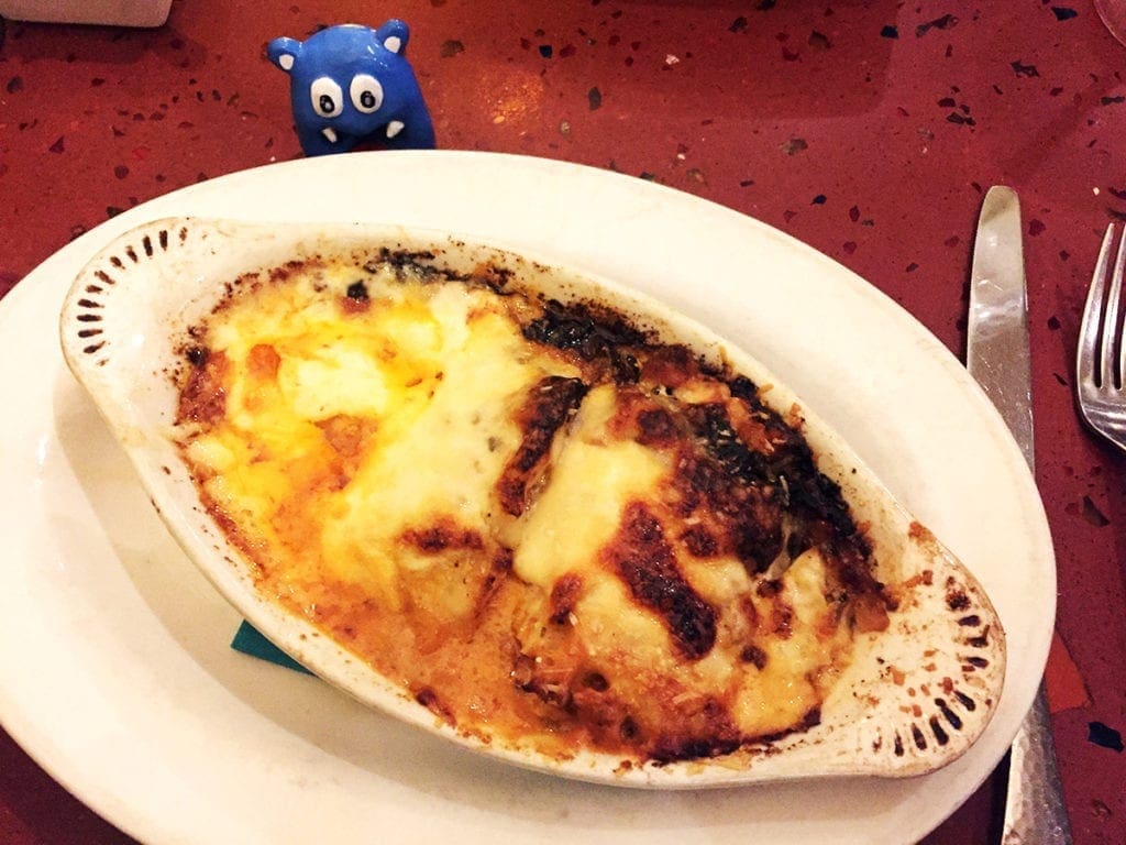 Duck Bolongnese Lasagne @ Dino’s Grotto on U Street in Washington DC