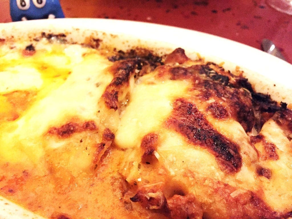 Duck Bolongnese Lasagne @ Dino’s Grotto on U Street in Washington DC