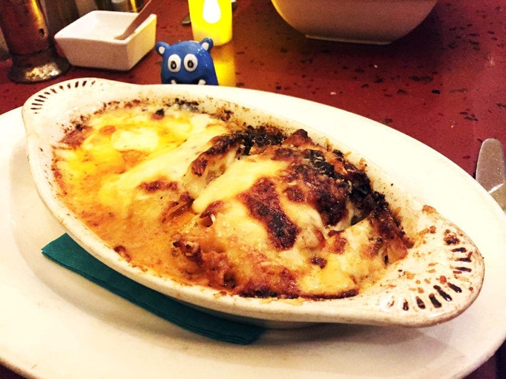 Duck Bolongnese Lasagne @ Dino’s Grotto on U Street in Washington DC