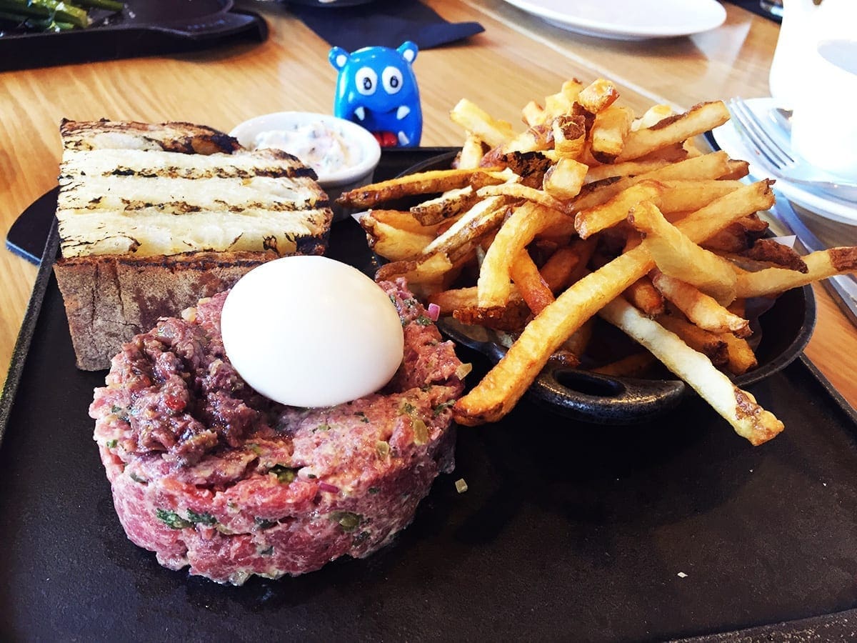 Steak Tartare & Fries @ Urban Butcher in Down Town Silver Spring