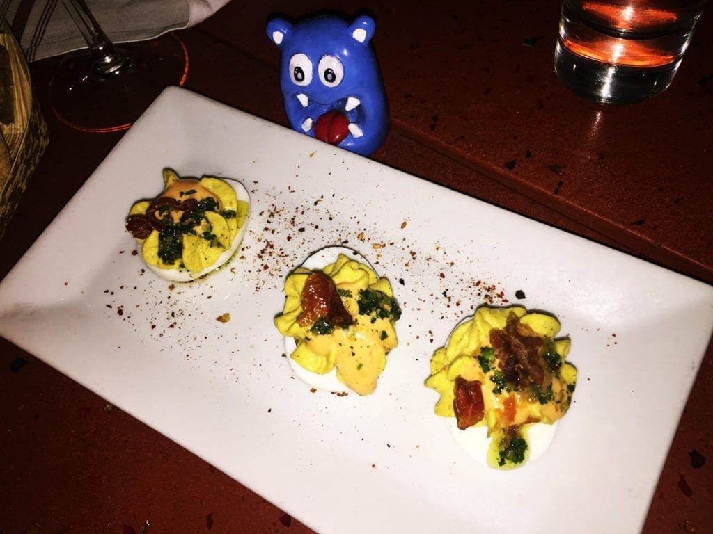 Vadouvin Deviled Eggs $8 @ Dino’s Grotto on U Street in Washington DC