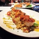 Rosemary Skewered Scallops @ Not Your Average Joe's