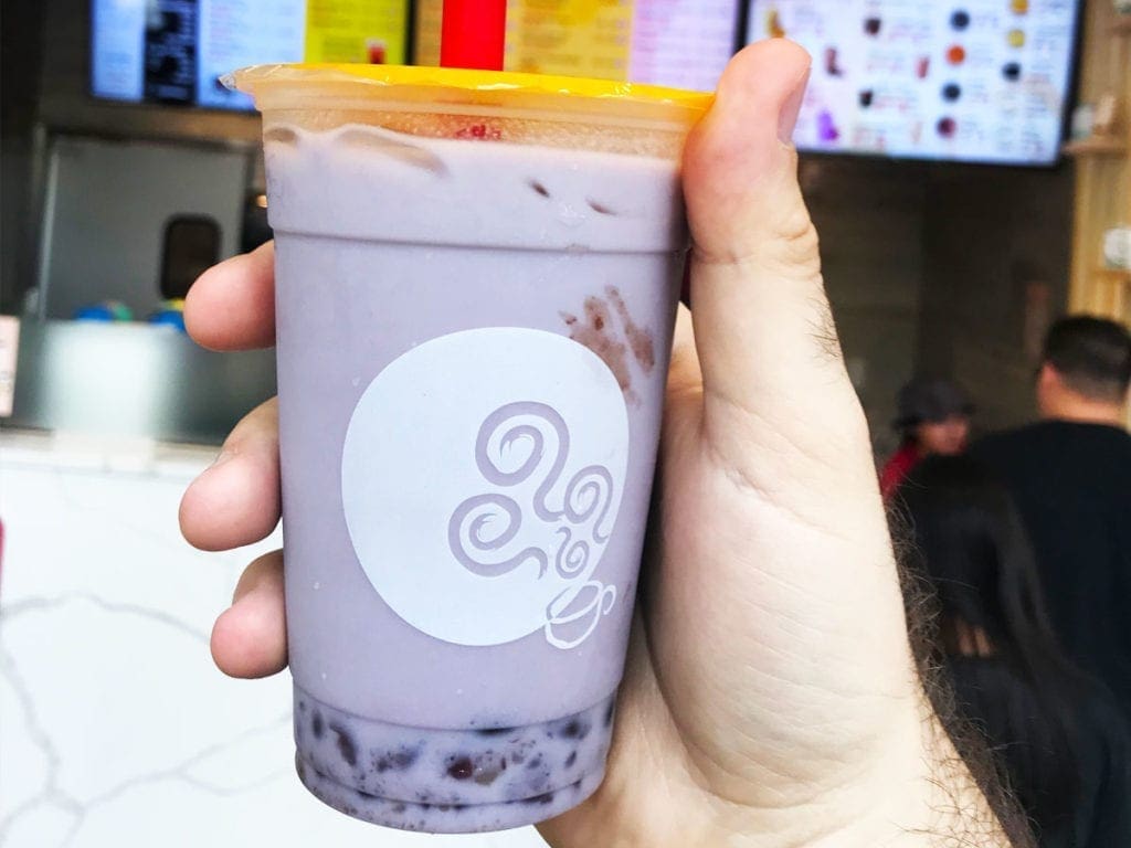 Taro Bubble Tea from Gongcha