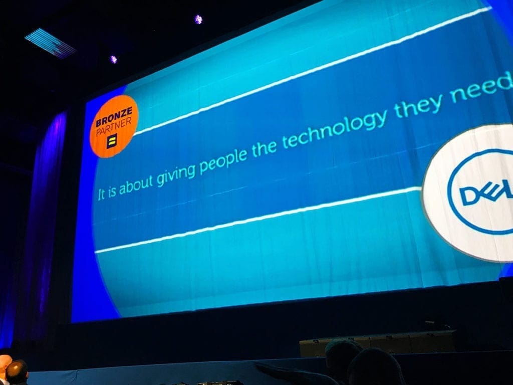Sponsor Dell from HRC National Dinner 2018