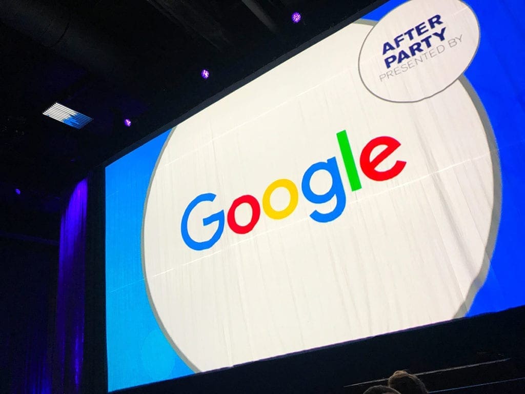 Sponsor Google from HRC National Dinner 2018