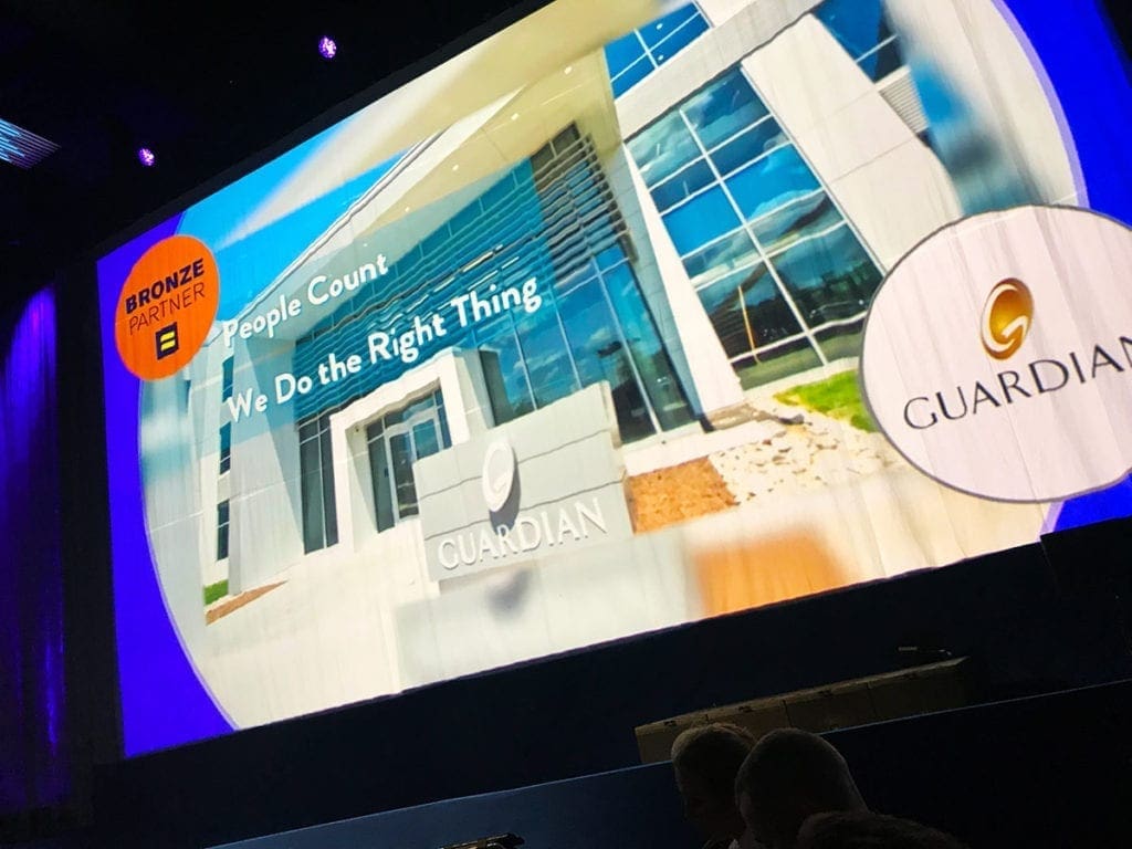 Sponsor Guardian from HRC National Dinner 2018