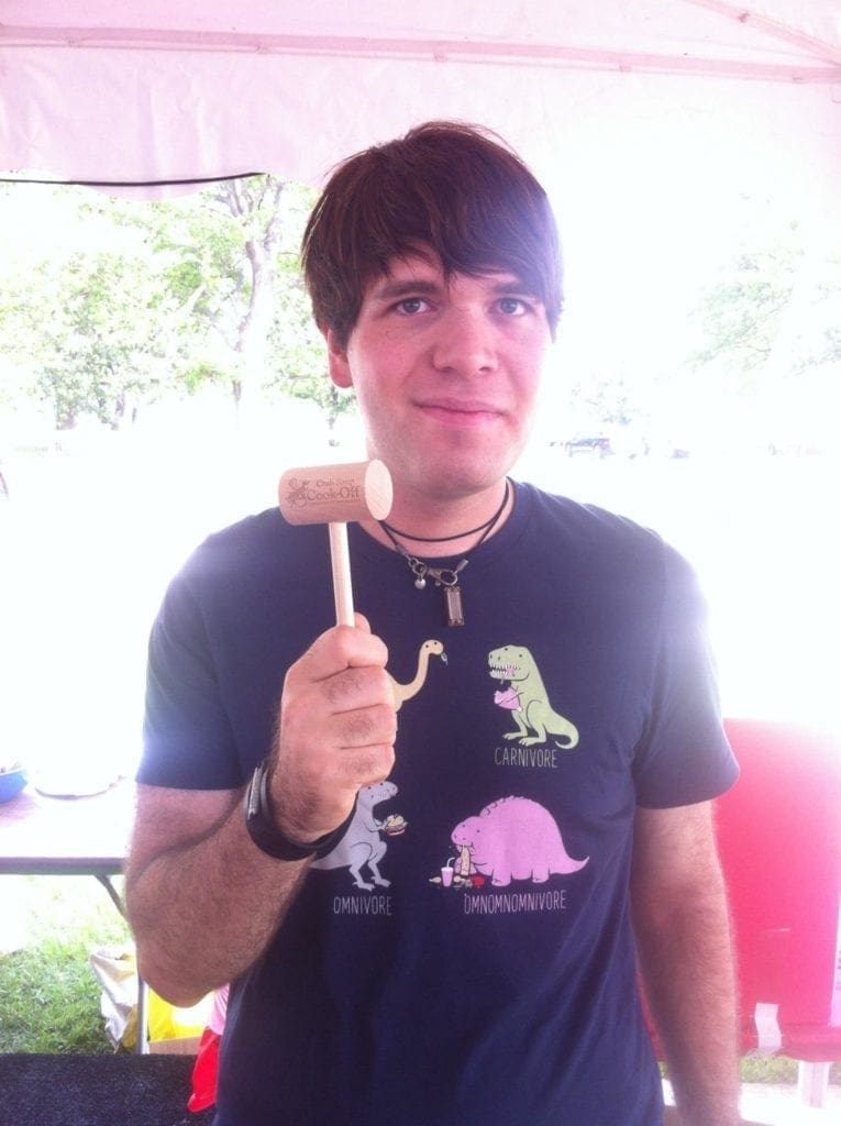 NOM NOM Boris at Crab Soup Cook Off at Maryland Seafood Festival 2013