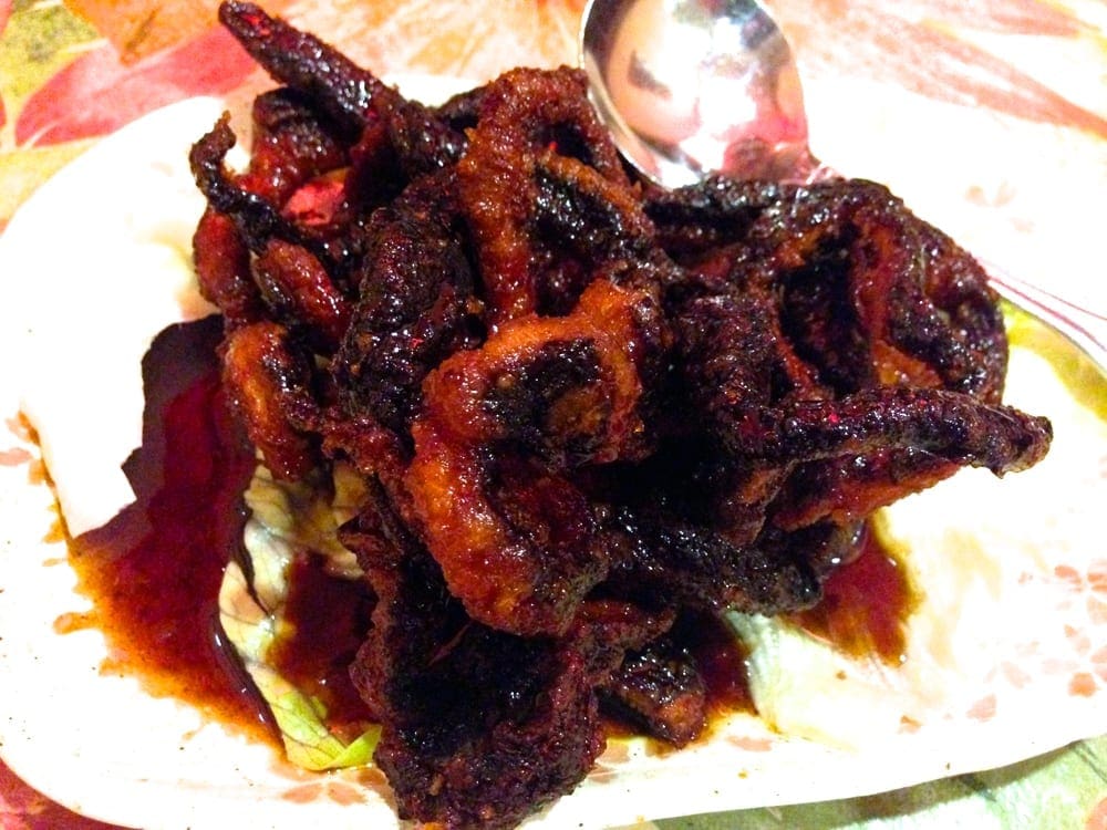 Crispy Black Mushrooms from Yuan Fu Vegetarian