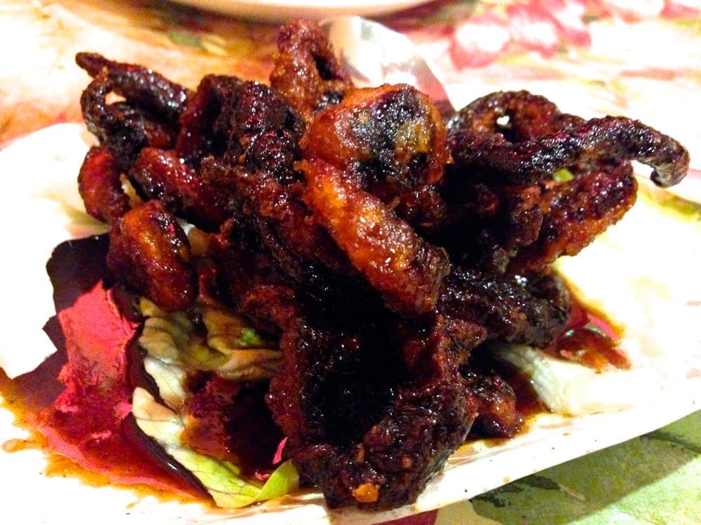 Crispy Black Mushrooms from Yuan Fu Vegetarian