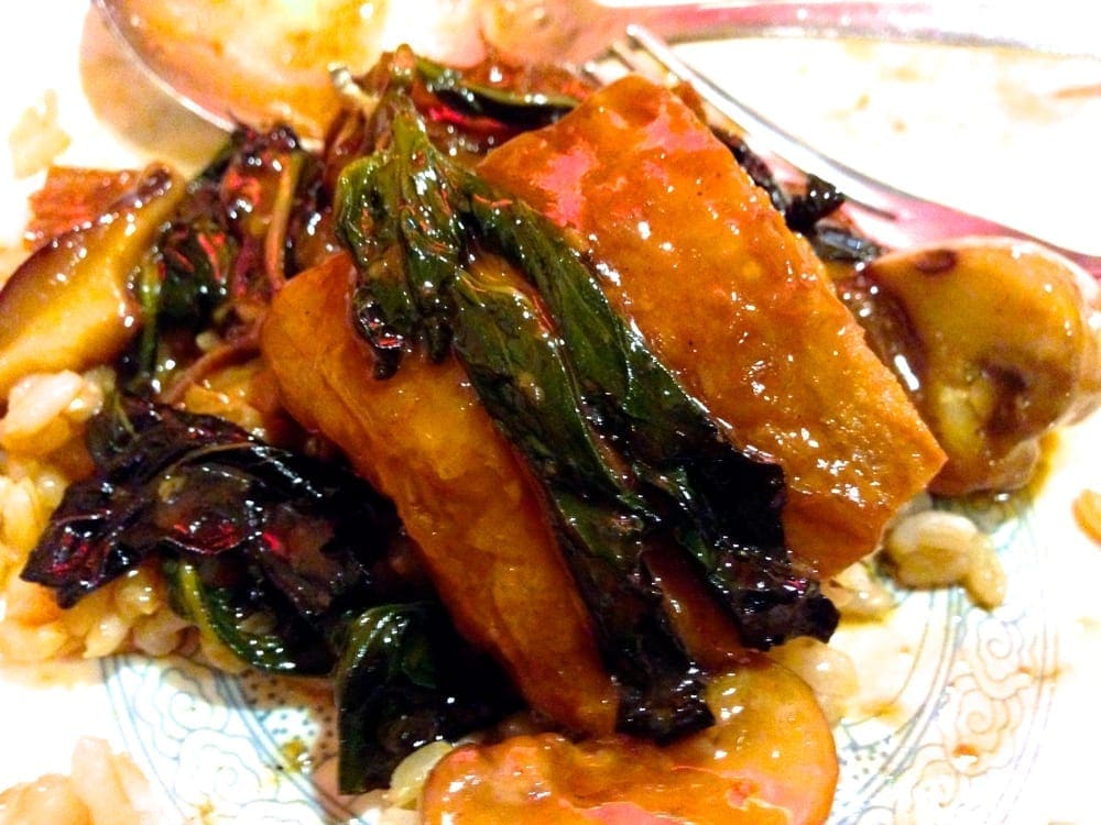 Duck Ginger Hot Pot from Yuan Fu Vegetarian