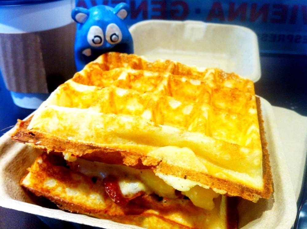Bacon Egg Cheese Waffle from WickedWaffle