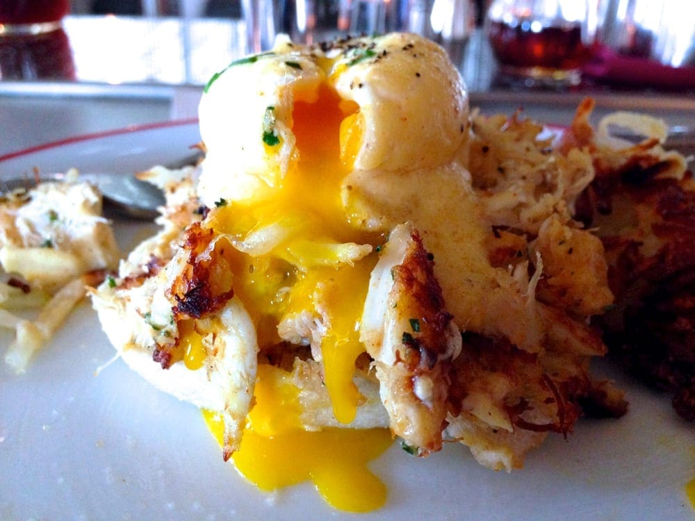 Crab Eggs Benedict from Founding Farmers MoCo