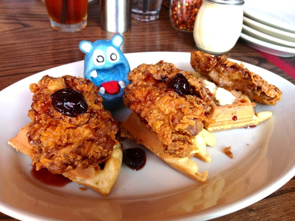 Fried Chicken Waffle $14 @ Sugo Osteria Rockville