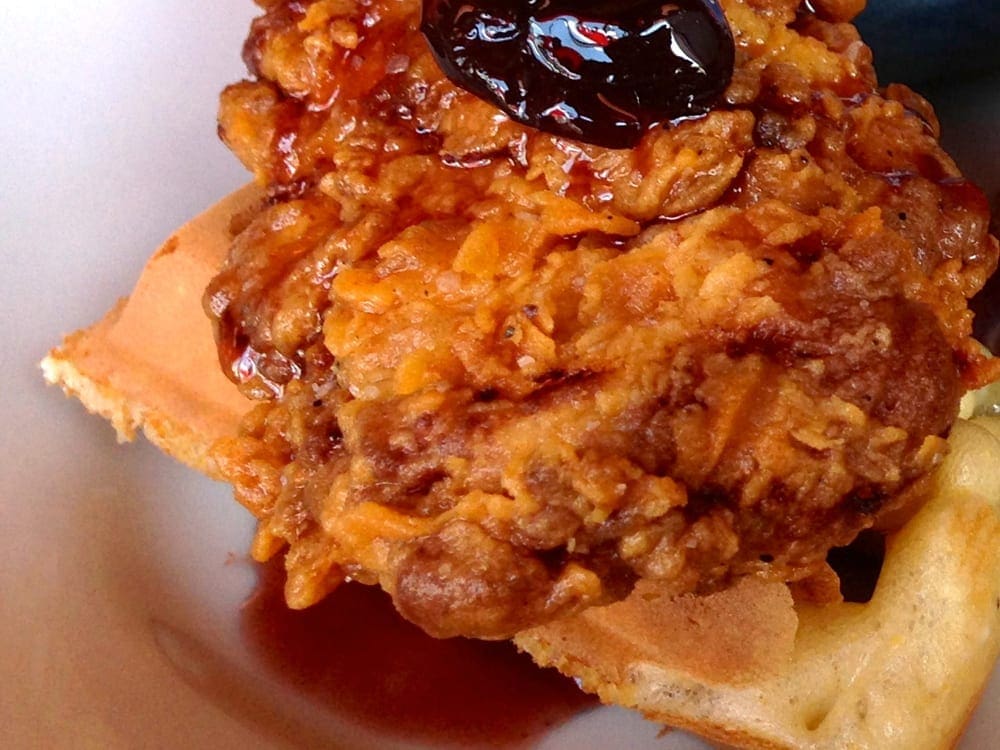 Fried Chicken Waffle $14 @ Sugo Osteria Rockville